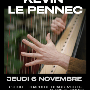 Kevin Le Pennec et sa harpe, en live ce jeudi !